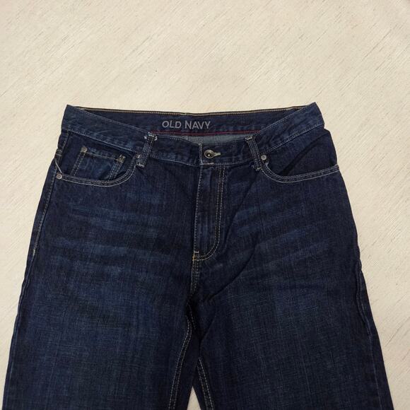 Old Navy Men's Straight Blue Jeans size 33x32 - Picture 4 of 5